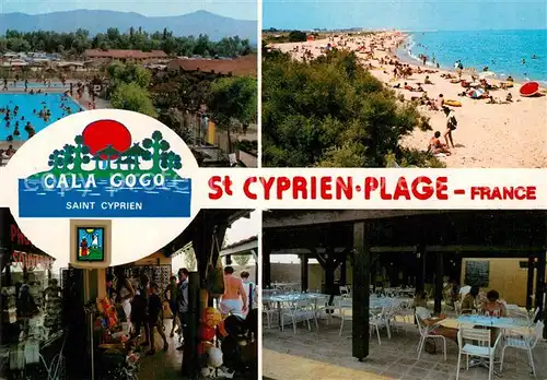 AK / Ansichtskarte Elne St. Cyprien Plage  Elne