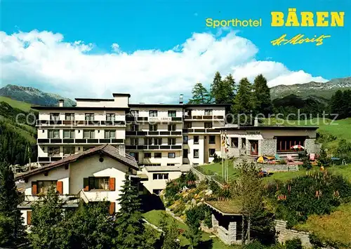 AK / Ansichtskarte St_Moritz_GR Baeren Sporthotel St_Moritz_GR