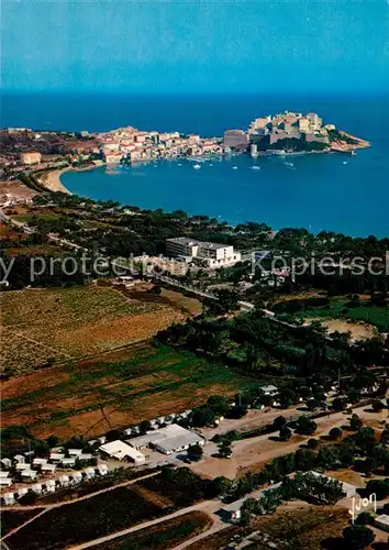 AK / Ansichtskarte Calvi Fliegeraufnahme La Pineda et Plage Calvi