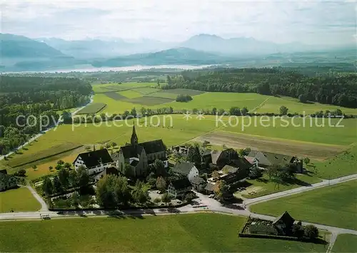 AK / Ansichtskarte Kappel_Albis Kloster Fliegeraufnahme Kappel Albis