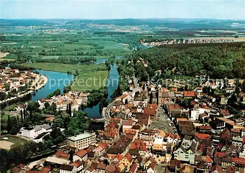 AK / Ansichtskarte Schwandorf Fliegeraufnahme Schwandorf