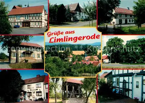 AK / Ansichtskarte Limlingerode Gemeinschaftshaus Baeckerei Dichterstaette Sarah Kirsch Eichen Gaststaette Glockenstuhl Cafe 