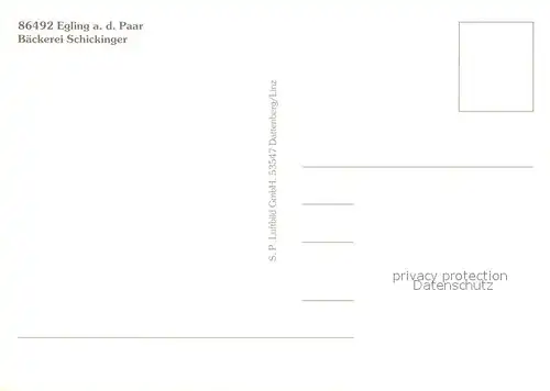 AK / Ansichtskarte Egling_Paar Fliegeraufnahme Egling Paar