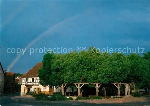 AK / Ansichtskarte Effeltrich 1000jaehrige Linde unter dem Regenbogen Effeltrich