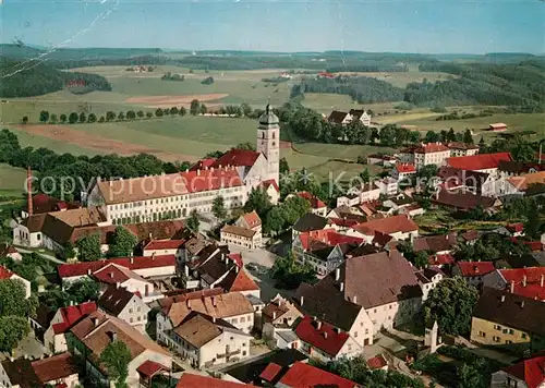 AK / Ansichtskarte Ebersberg_Oberbayern Historische Stadt Fliegeraufnahme Ebersberg Oberbayern