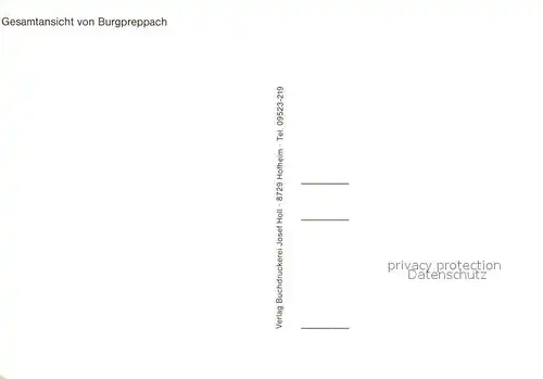 AK / Ansichtskarte Burgpreppach Panorama Burgpreppach