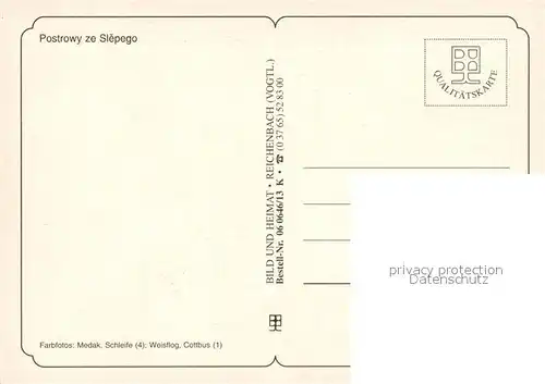 AK / Ansichtskarte Schleife Partie am Wasser Kirche Sparkasse Trachten Schleife