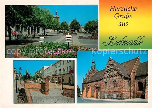 AK / Ansichtskarte Luckenwalde Boulevard Stadtkirche St Johannes Luckenwalde
