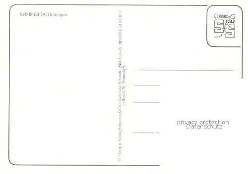 AK / Ansichtskarte Soemmerda Marktplatz Soemmerda