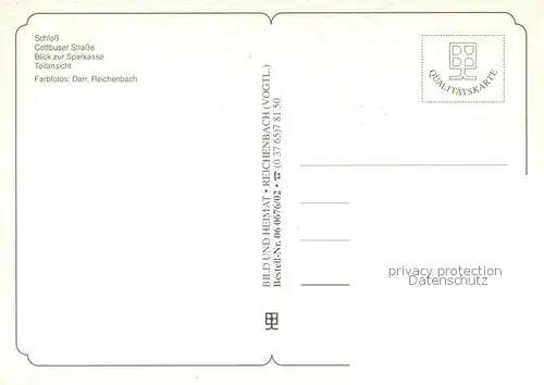 AK / Ansichtskarte Vetschau_Spreewald Schloss Cottbuser Strasse Sparkasse Teilansicht Vetschau Spreewald