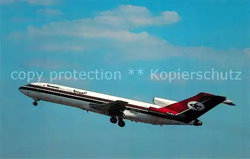 AK / Ansichtskarte Flugzeuge_Zivil Yemenia Yemen Airways Boeing 727 2N8 AW ACH MSN 21846 Flugzeuge Zivil