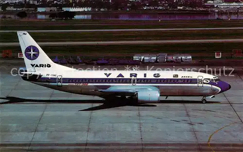 AK / Ansichtskarte Flugzeuge_Zivil Varig SA Boeing 737 3K9 PP VNU MSN 23797 Flugzeuge Zivil