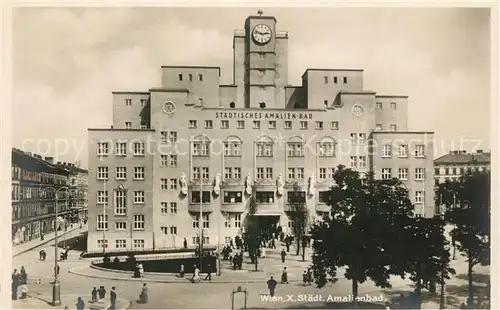 AK / Ansichtskarte Wien Staedtisches Amalienbad Wien