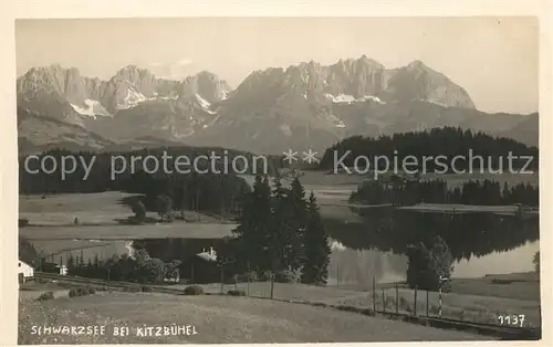 AK / Ansichtskarte Schwarzsee_Tirol Panorama Schwarzsee Tirol