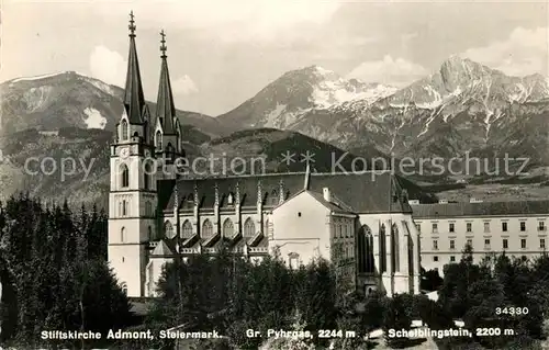 AK / Ansichtskarte Admont_Steiermark Stiftskirche Scheiblingstein Admont_Steiermark