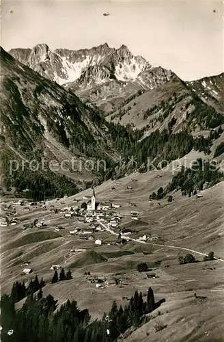 AK / Ansichtskarte Mittelberg_Kleinwalsertal Boedmen Weisser Schrofen Heiterberg  Mittelberg_Kleinwalsertal