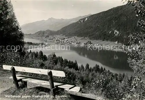 AK / Ansichtskarte Weissensee_Kaernten Panorama Weissensee Kaernten