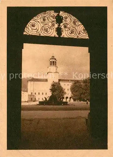 AK / Ansichtskarte Salzburg_Oesterreich Ausblick aus der Residenz Salzburg_Oesterreich