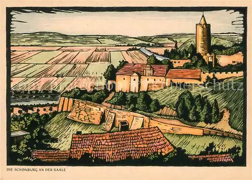 AK / Ansichtskarte Schoenburg_Naumburg Panorama Schoenburg Naumburg