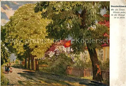 AK / Ansichtskarte Dresden Deutschland Wo der Eltern Haeuser stehn Kuenstlerkarte Dresden