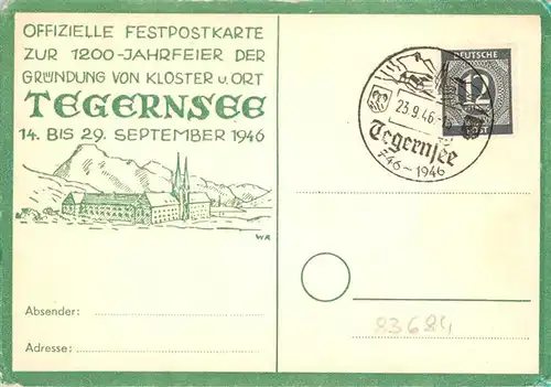 AK / Ansichtskarte Tegernsee Kloster Tegernsee