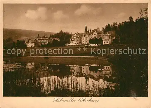 AK / Ansichtskarte Hahnenklee Bockswiese_Harz Panorama Hahnenklee Bockswiese