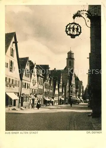 AK / Ansichtskarte Dinkelsbuehl Stadtansicht  Dinkelsbuehl