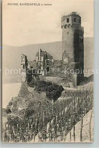 AK / Ansichtskarte Ehrenfels_Bingen Ruine Ehrenfels Bingen