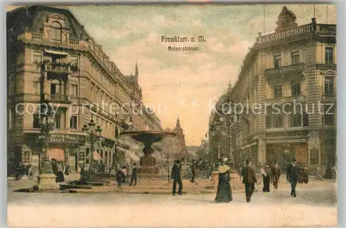 AK / Ansichtskarte Frankfurt_Main Kaiserstrasse Frankfurt Main