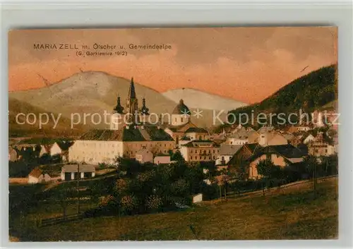 AK / Ansichtskarte Mariazell_Steiermark Panorama oetscher Gemeindealpe Mariazell_Steiermark