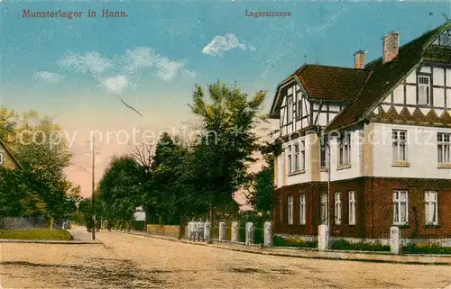 AK / Ansichtskarte Munsterlager Lagerstrasse Munsterlager