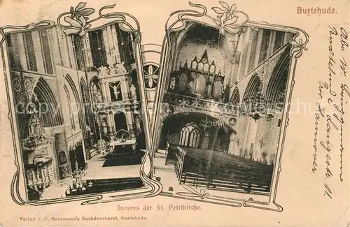 AK / Ansichtskarte Buxtehude Inneres der St Petrikirche Buxtehude
