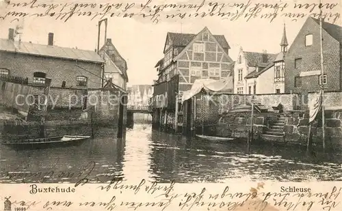 AK / Ansichtskarte Buxtehude Schleuse Buxtehude