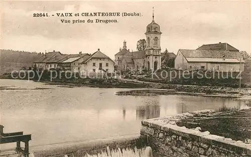 AK / Ansichtskarte Vaux et Chantegrue Vue prise du Drugeon Vaux et Chantegrue