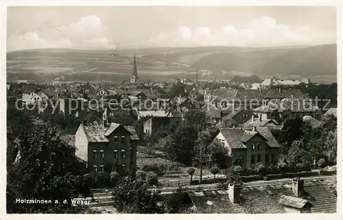 AK / Ansichtskarte Holzminden_Weser Panorama Holzminden Weser