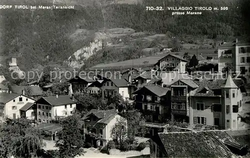 AK / Ansichtskarte Dorf_Tirol Teilansicht Dorf_Tirol