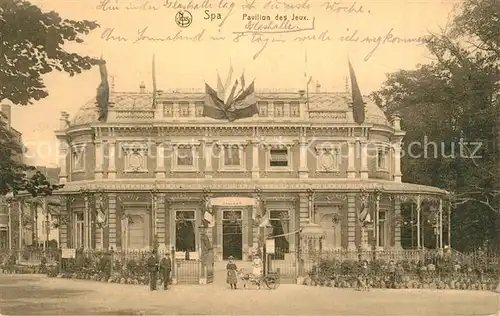 AK / Ansichtskarte Spa_Liege Pavillon des Jeux Spa_Liege