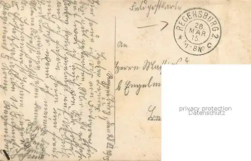 AK / Ansichtskarte Regensburg Soldatenbild Regensburg