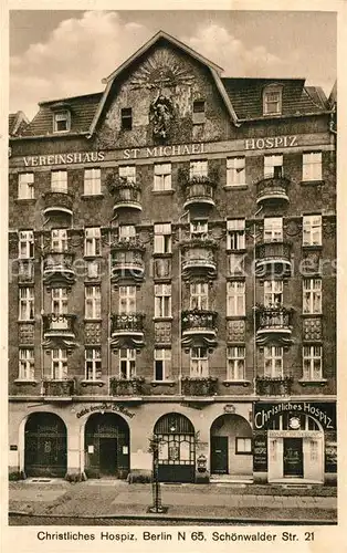 AK / Ansichtskarte Berlin Christliches Hospiz Schoenwalder Strasse Berlin