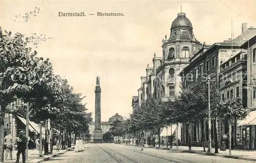 AK / Ansichtskarte Darmstadt Rheinstrasse Darmstadt