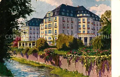 AK / Ansichtskarte Bad_Nauheim Jeschkes Grand Hotel Bad_Nauheim