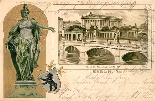 AK / Ansichtskarte Berlin Nationalgalerie Berlin