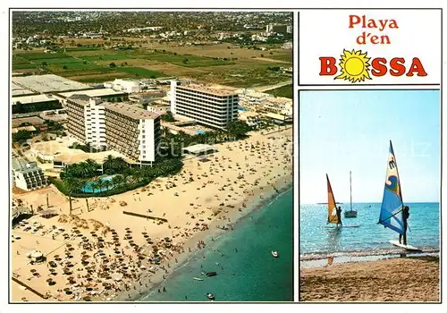 AK / Ansichtskarte Ibiza_Islas_Baleares Playa d`en Bossa Fliegeraufnahme Ibiza_Islas_Baleares