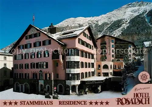 AK / Ansichtskarte Pontresina Hote Rosatsch Pontresina