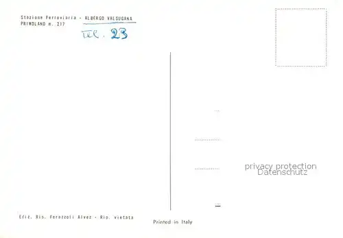 AK / Ansichtskarte Valsugana Albergo Prinolano Valsugana