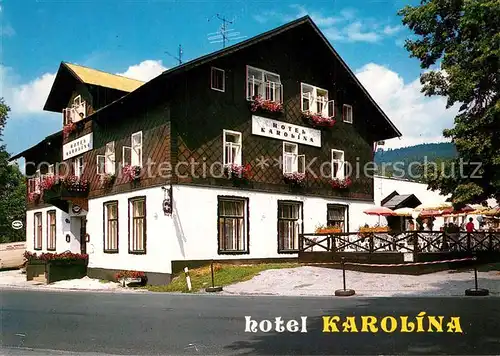 AK / Ansichtskarte Harrachov_Harrachsdorf Hotel Karolina Harrachov Harrachsdorf