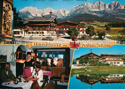AK / Ansichtskarte Going_Wilden_Kaiser_Tirol Stanglwirt Restaurant Going_Wilden_Kaiser_Tirol