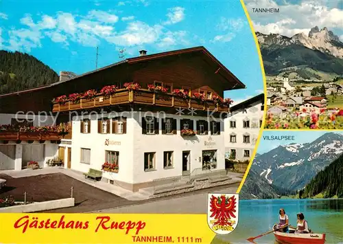 AK / Ansichtskarte Tannheim_Tirol Gaestehaus Ruepp Vilsalpsee  Tannheim Tirol