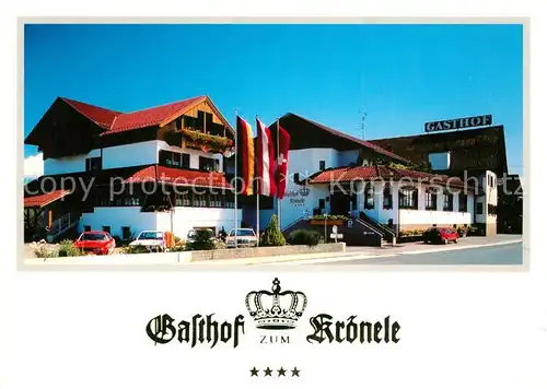 AK / Ansichtskarte Lustenau Gasthaus zum Kroenele Lustenau