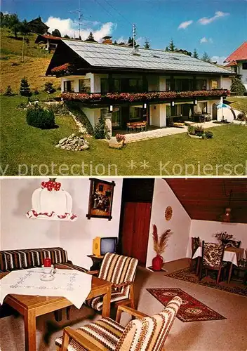 AK / Ansichtskarte Hirschegg_Kleinwalsertal_Vorarlberg Appartmenthaus Hirschegg_Kleinwalsertal